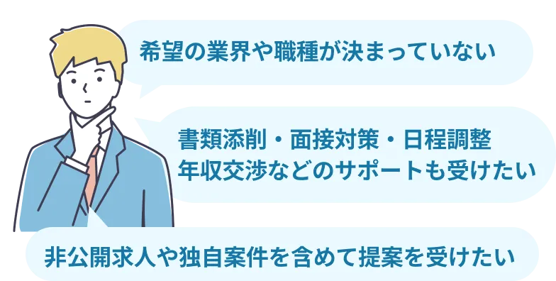 転職サイトが向いているのはどんな人？